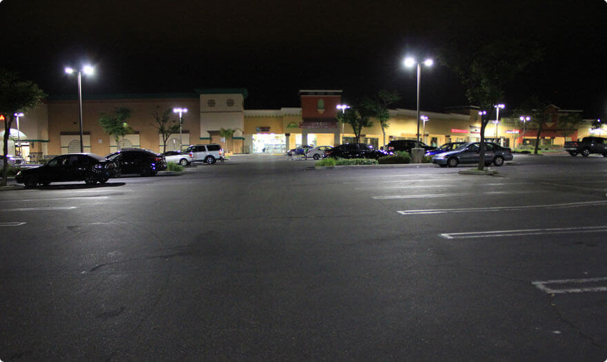 Can LED Street Lights be used in Parking Lots?