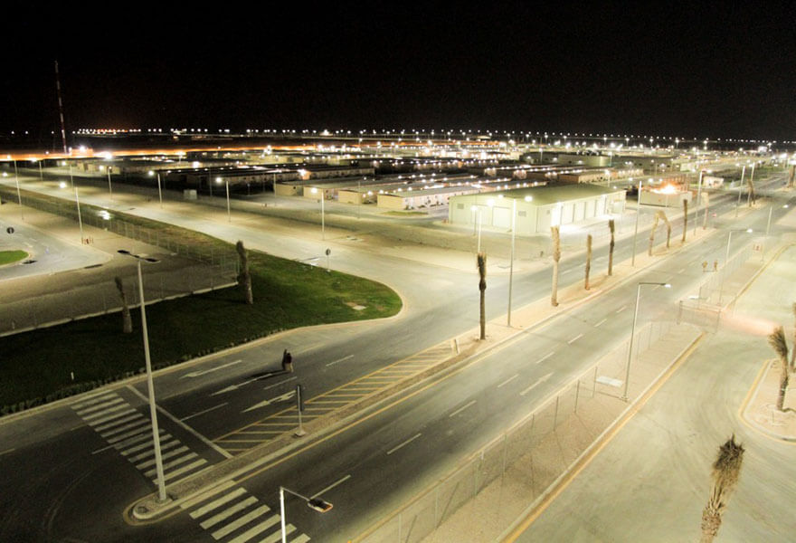 BBE LED street light for the industrial area