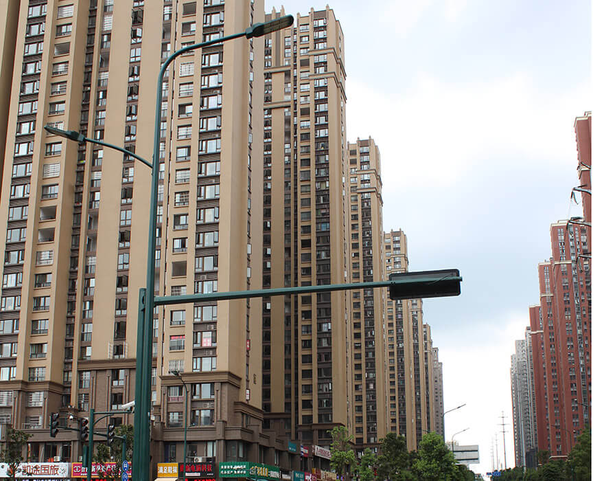 BBE LED Street Light-LU6 installed in Changsha, China