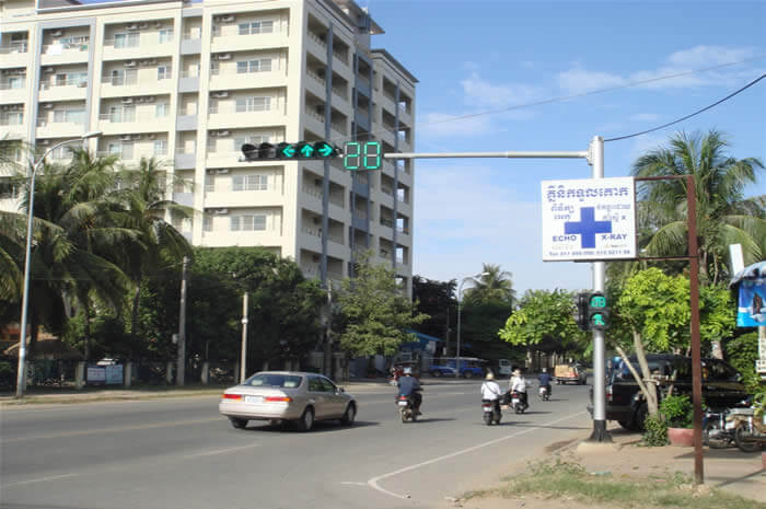 BBE LED Traffic Light and Countdown Timer Project in Cambodia.