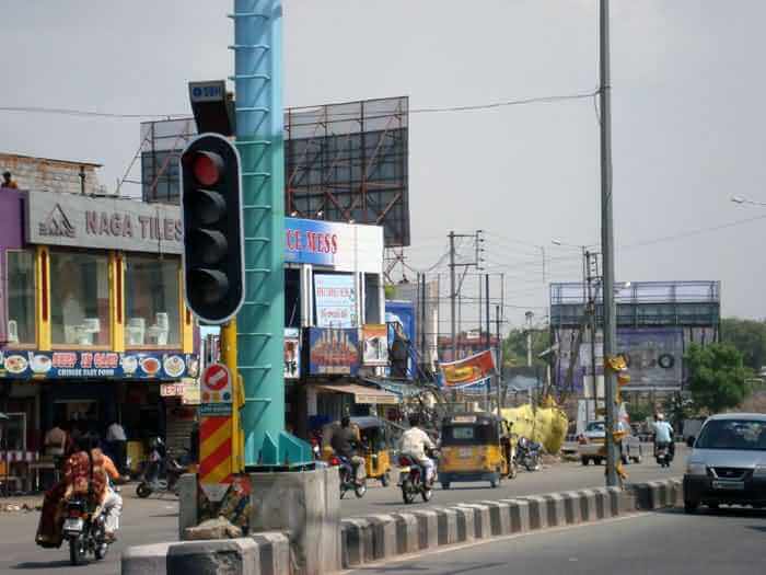 LED Traffic Light in Hyderabad, India