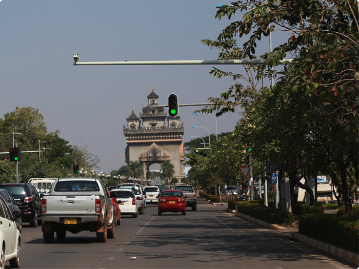 Encounter BBE Traffic Project in Vientiane, Laos