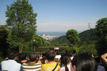 View from the funicular