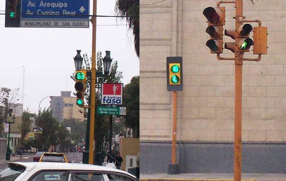 LED Traffic Light Project in Lima Peru