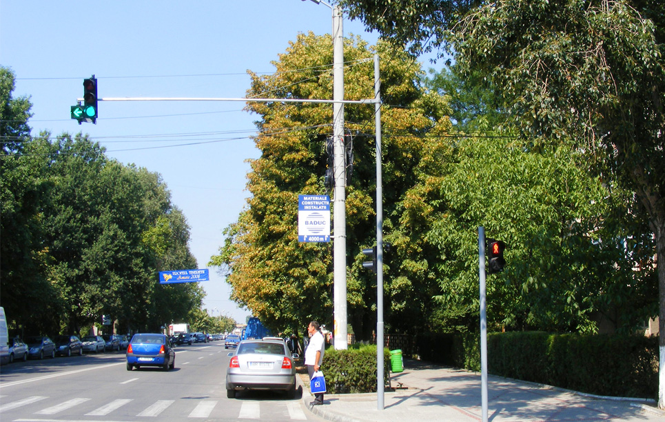 LED Traffic Light Project in Romania