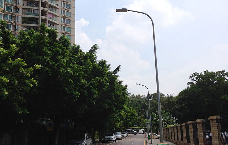 BBE LED Street Light LS series is used for energy saving and