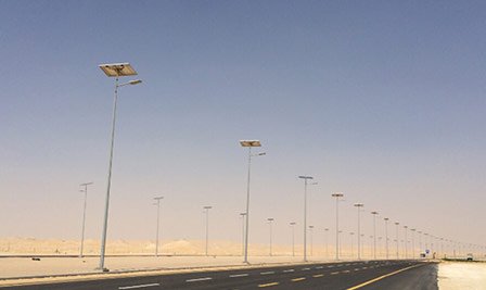 BBE Solar LED Street Light-LS4&LS5 in Saudi Arab