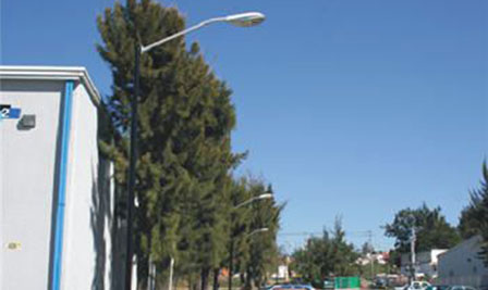 High Power LED Street light, E40 Retrofit, SP90, Installed in Mexico