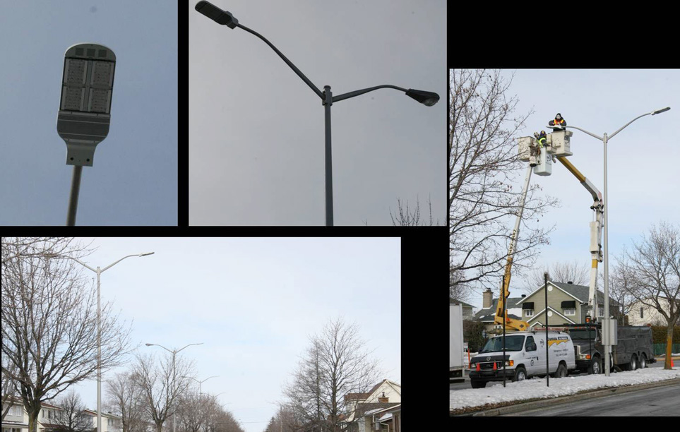 LED Street Light, LU4 in Montréal, Québec, Canada