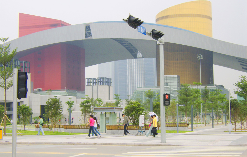 LED Traffic Light project in city hall of Shenzhen